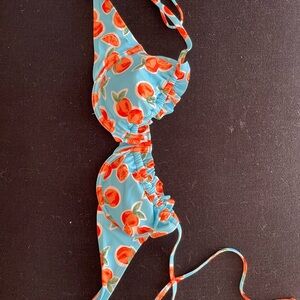 Wild Fable Blue and Orange Bikini Top